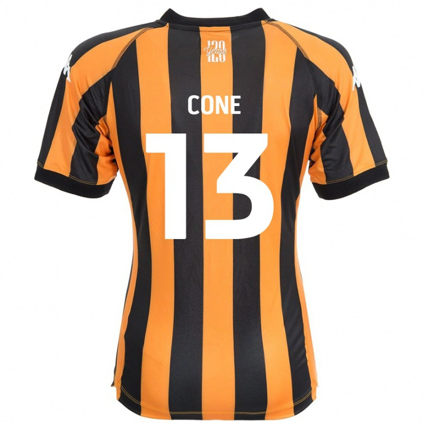 Danxen Kvinder Sharla Cone #13 Sort Rav Hjemmebane Spillertrøjer 2024/25 Trøje T-Shirt