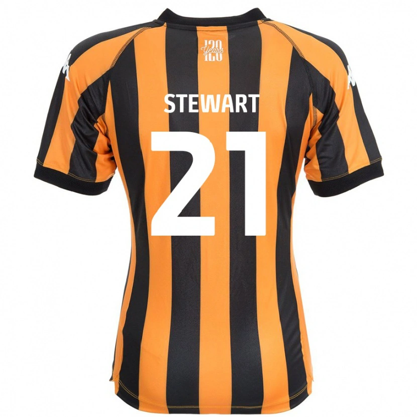Danxen Kvinder Alice Stewart #21 Sort Rav Hjemmebane Spillertrøjer 2024/25 Trøje T-Shirt