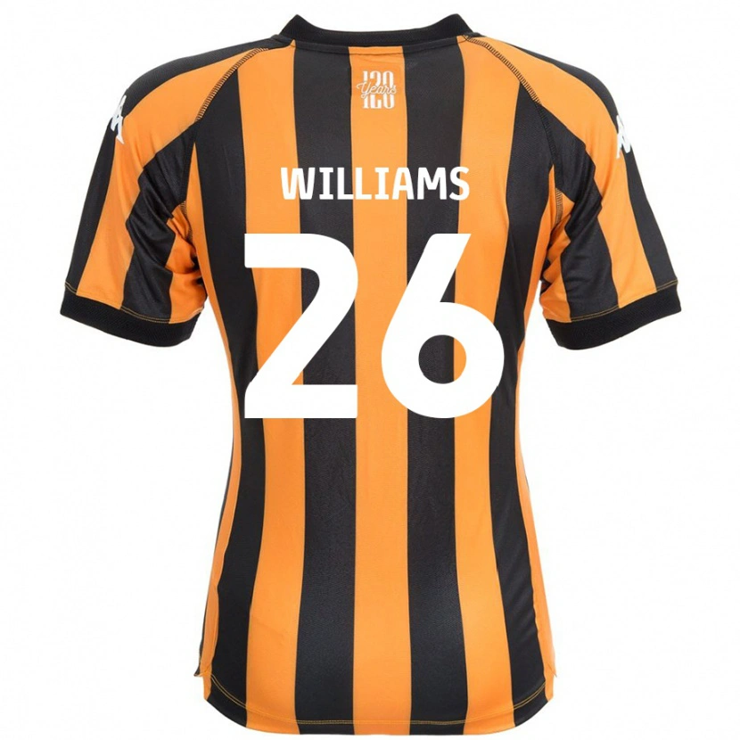 Danxen Kvinder Annabel Williams #26 Sort Rav Hjemmebane Spillertrøjer 2024/25 Trøje T-Shirt