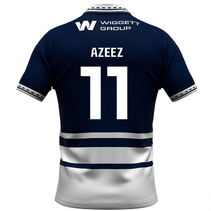 Danxen Kvinder Femi Azeez #11 Marineblå Hvid Hjemmebane Spillertrøjer 2024/25 Trøje T-Shirt