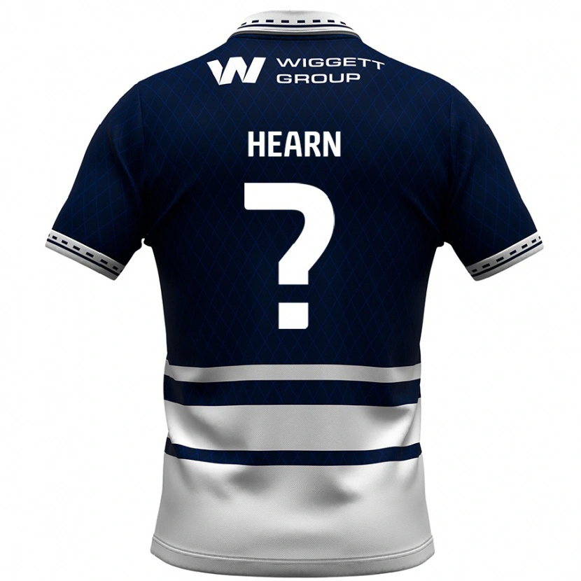 Danxen Kvinder Henry Hearn #0 Marineblå Hvid Hjemmebane Spillertrøjer 2024/25 Trøje T-Shirt