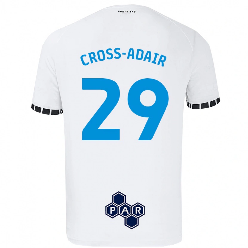 Danxen Kvinder Finlay Cross-Adair #29 Hvid Hjemmebane Spillertrøjer 2024/25 Trøje T-Shirt