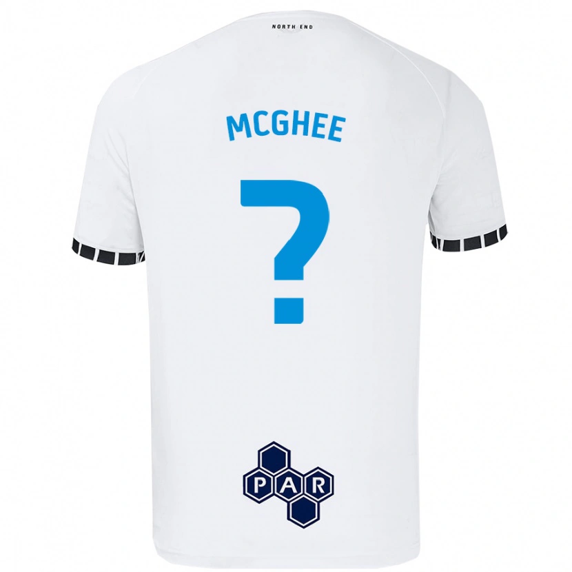 Danxen Kvinder Cole Mcghee #0 Hvid Hjemmebane Spillertrøjer 2024/25 Trøje T-Shirt