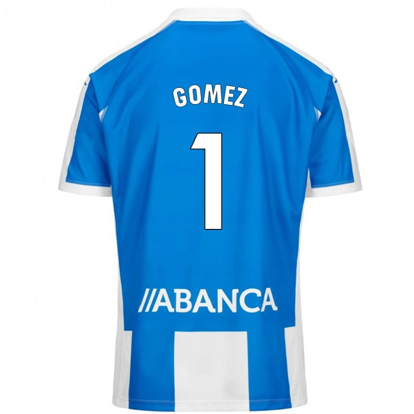 Danxen Kvinder Yohana Gómez #1 Blå Hvid Hjemmebane Spillertrøjer 2024/25 Trøje T-Shirt