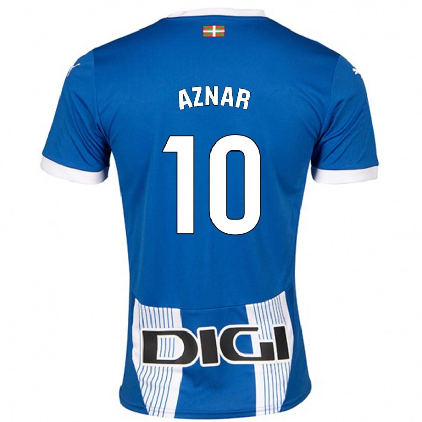 Danxen Kvinder Alba Aznar #10 Blå Hjemmebane Spillertrøjer 2024/25 Trøje T-Shirt