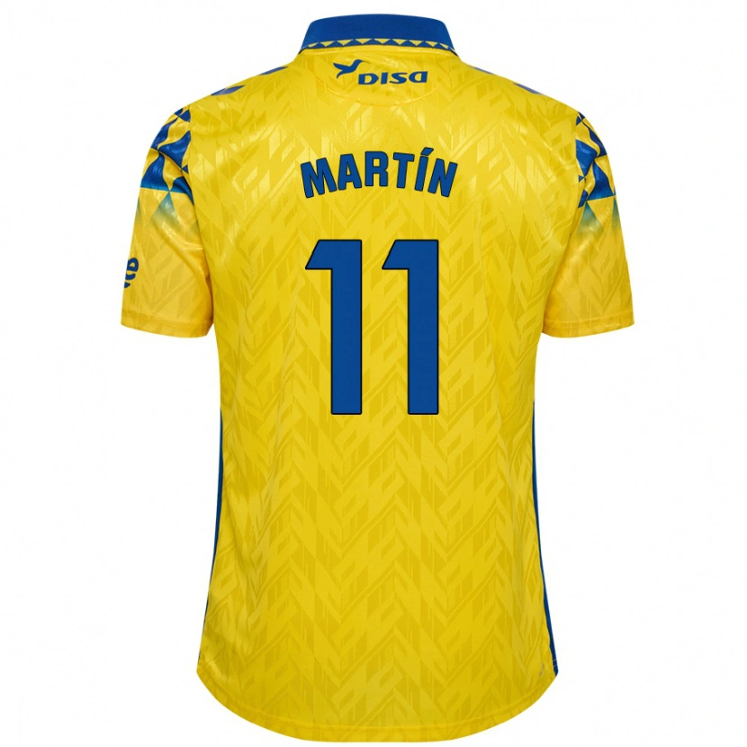 Danxen Kvinder Diego Martín #11 Gul Blå Hjemmebane Spillertrøjer 2024/25 Trøje T-Shirt