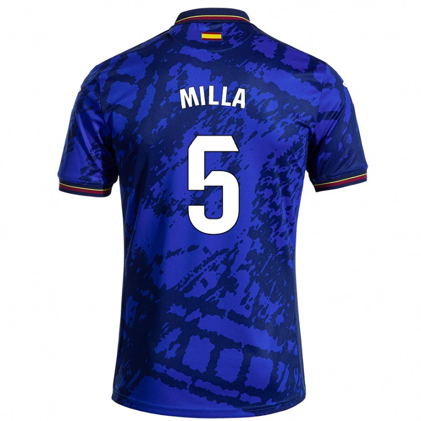 Danxen Kvinder Luis Milla #5 Mørkere Blå Hjemmebane Spillertrøjer 2024/25 Trøje T-Shirt