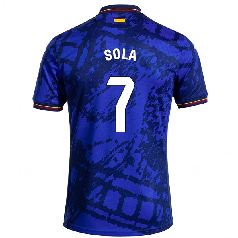 Danxen Kvinder Álex Sola #7 Mørkere Blå Hjemmebane Spillertrøjer 2024/25 Trøje T-Shirt