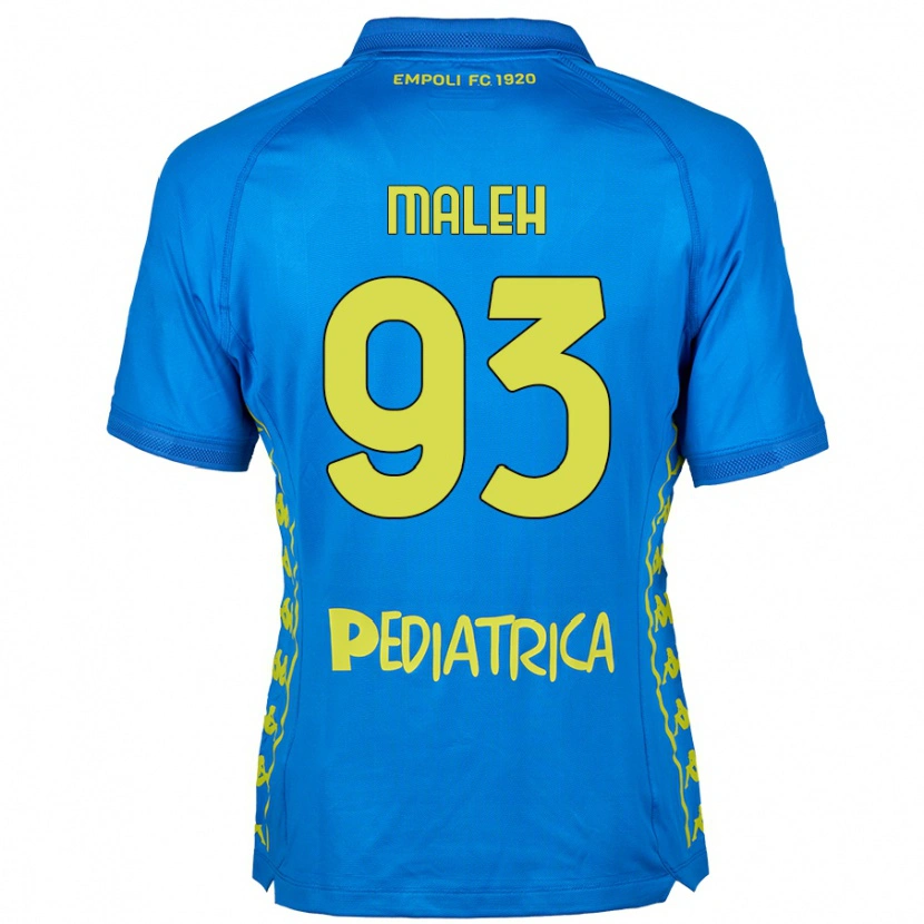 Danxen Kvinder Youssef Maleh #93 Blå Hjemmebane Spillertrøjer 2024/25 Trøje T-Shirt
