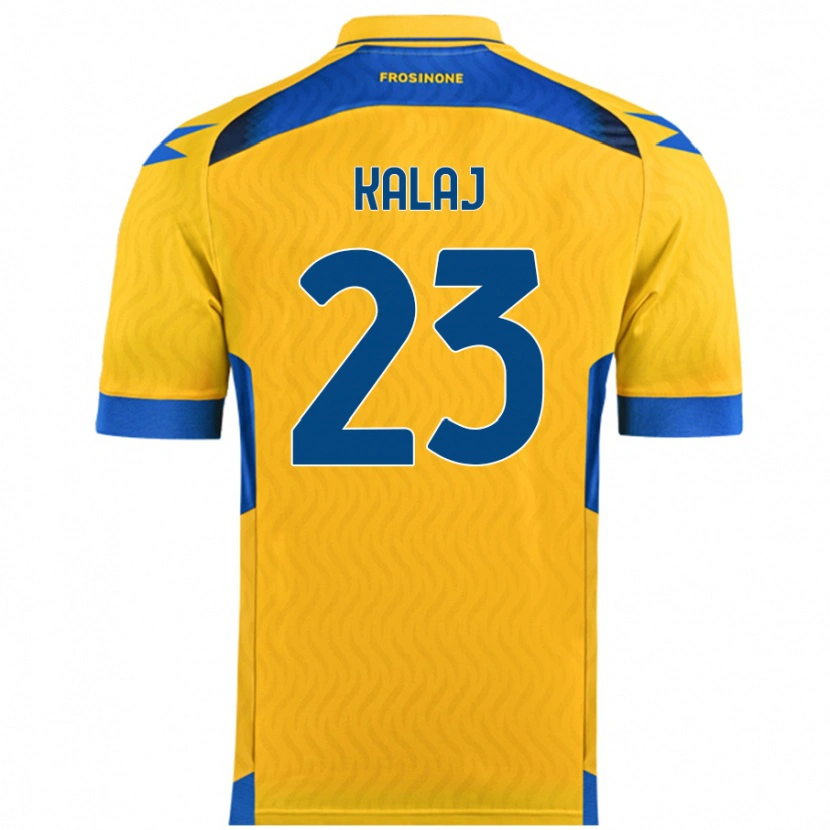Danxen Kvinder Sergio Kalaj #23 Gul Hjemmebane Spillertrøjer 2024/25 Trøje T-Shirt