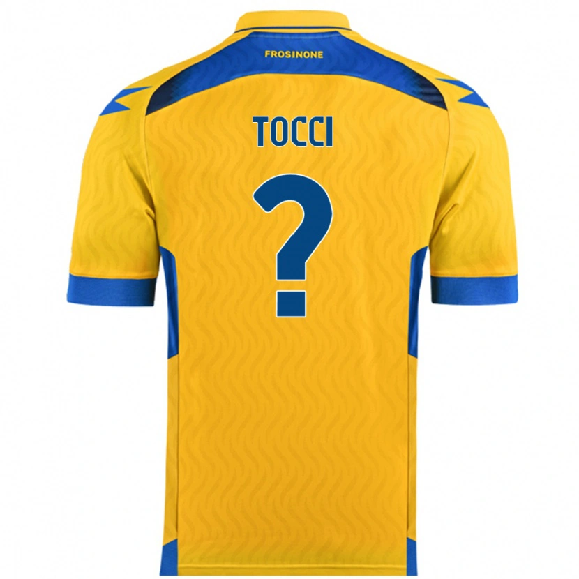 Danxen Kvinder Federico Tocci #0 Gul Hjemmebane Spillertrøjer 2024/25 Trøje T-Shirt