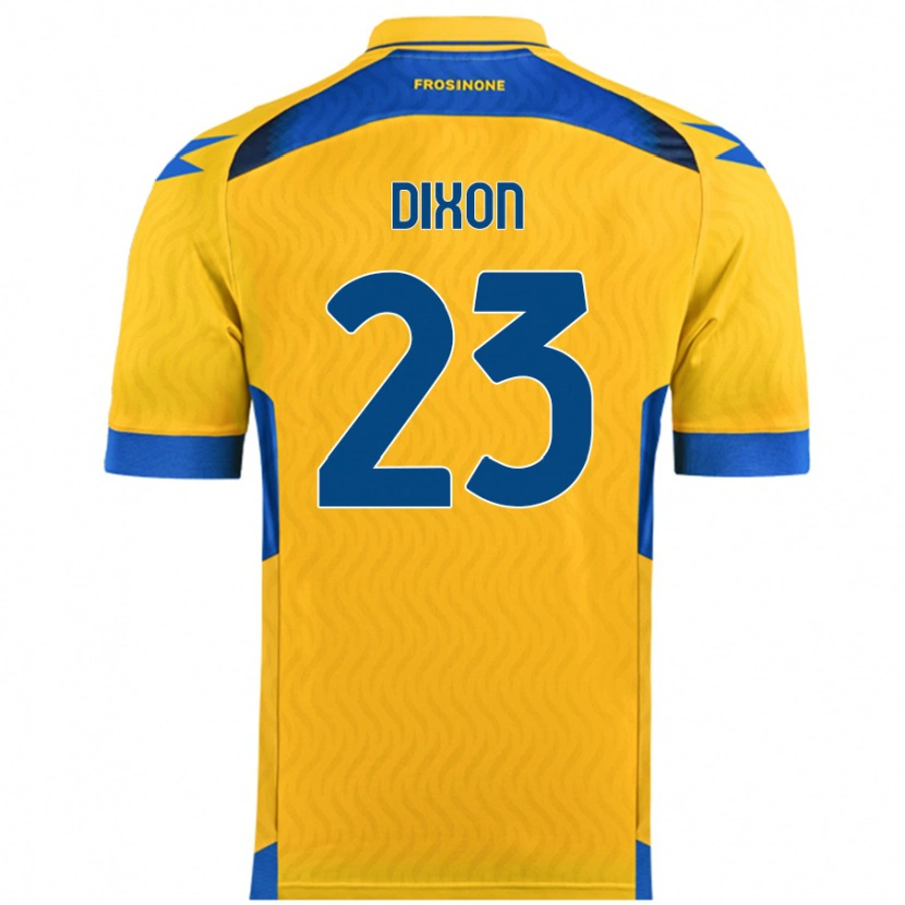 Danxen Kvinder Damar Dixon #23 Gul Hjemmebane Spillertrøjer 2024/25 Trøje T-Shirt
