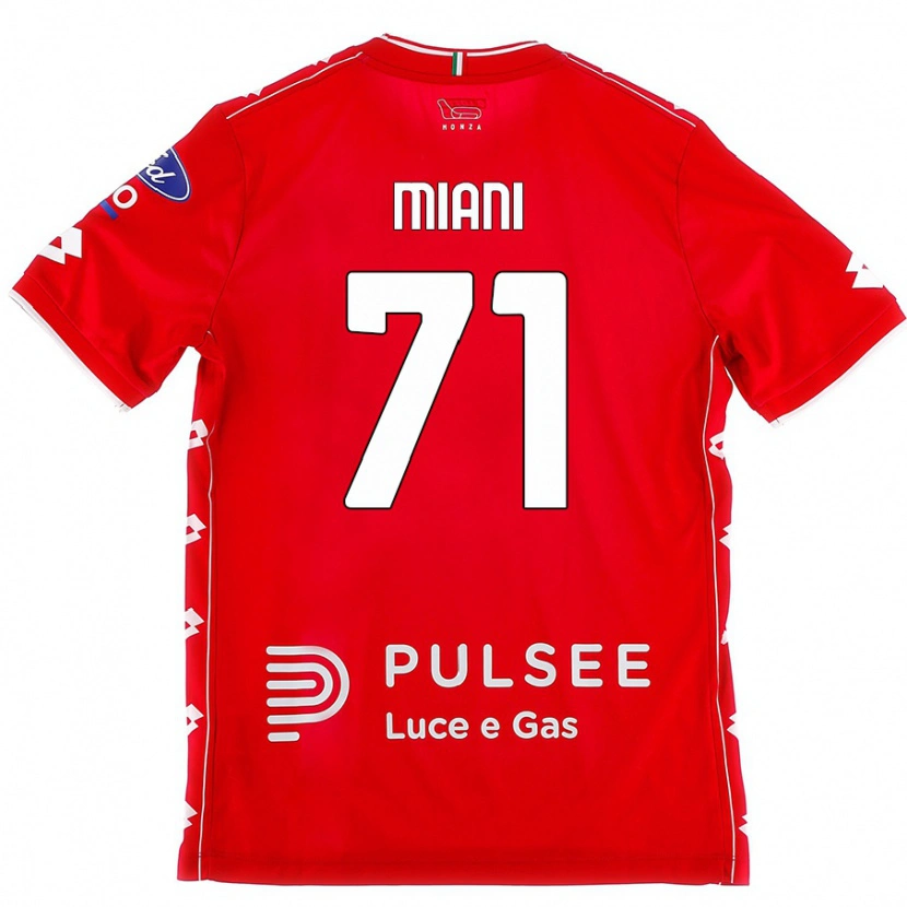 Danxen Kvinder Arthur Miani #71 Rød Hvid Hjemmebane Spillertrøjer 2024/25 Trøje T-Shirt