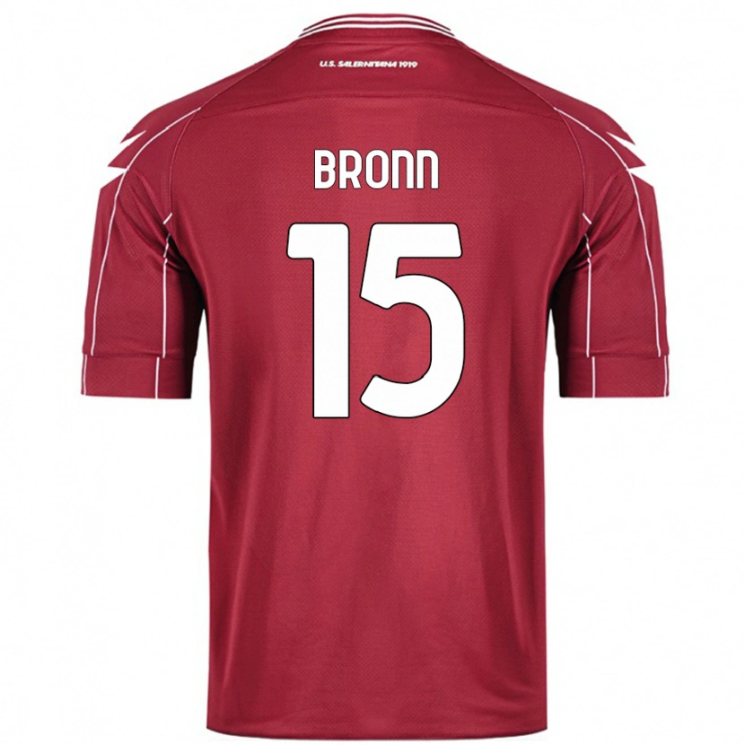 Danxen Kvinder Dylan Bronn #15 Bourgogne Hjemmebane Spillertrøjer 2024/25 Trøje T-Shirt