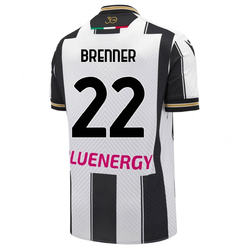 Danxen Kvinder Brenner #22 Hvid Sort Hjemmebane Spillertrøjer 2024/25 Trøje T-Shirt