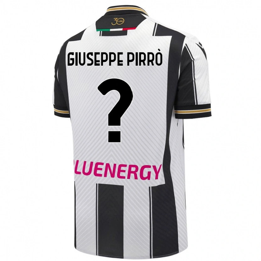 Danxen Kvinder Marco Giuseppe Pirrò #0 Hvid Sort Hjemmebane Spillertrøjer 2024/25 Trøje T-Shirt