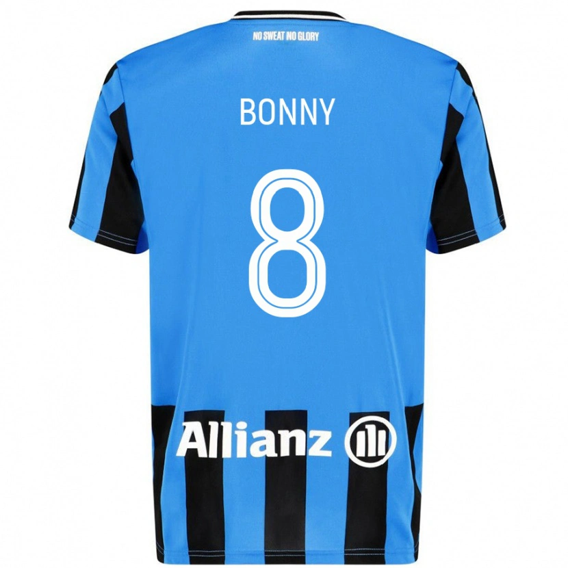 Danxen Kvinder Chionne Bonny #8 Himmelblå Sort Hjemmebane Spillertrøjer 2024/25 Trøje T-Shirt