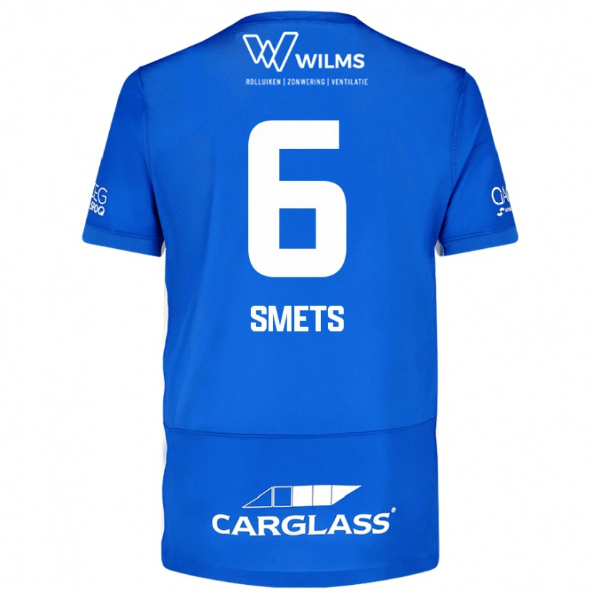 Danxen Kvinder Matte Smets #6 Blå Hjemmebane Spillertrøjer 2024/25 Trøje T-Shirt