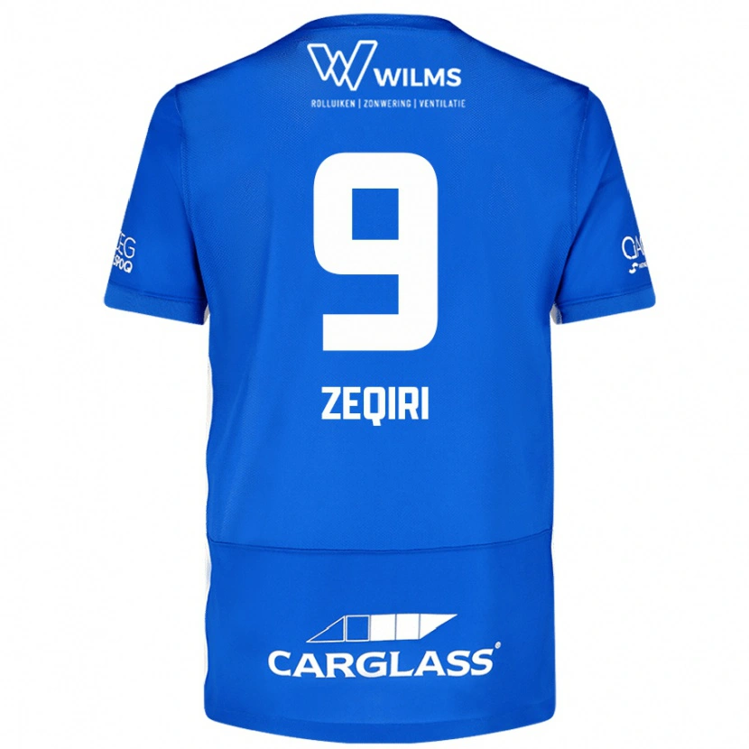 Danxen Kvinder Andi Zeqiri #9 Blå Hjemmebane Spillertrøjer 2024/25 Trøje T-Shirt