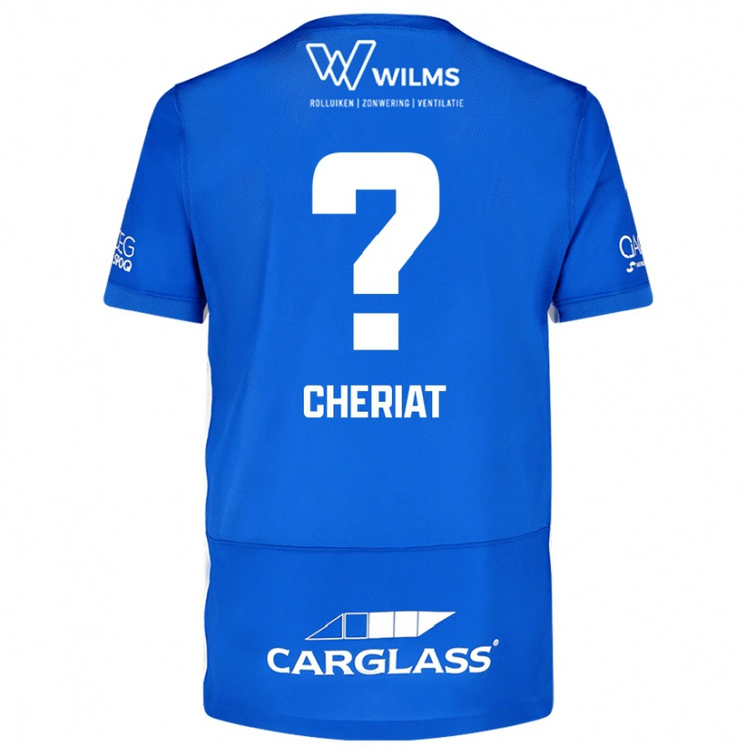 Danxen Kvinder Rayan Cheriat #0 Blå Hjemmebane Spillertrøjer 2024/25 Trøje T-Shirt