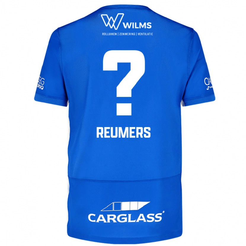 Danxen Kvinder Alexander Reumers #0 Blå Hjemmebane Spillertrøjer 2024/25 Trøje T-Shirt