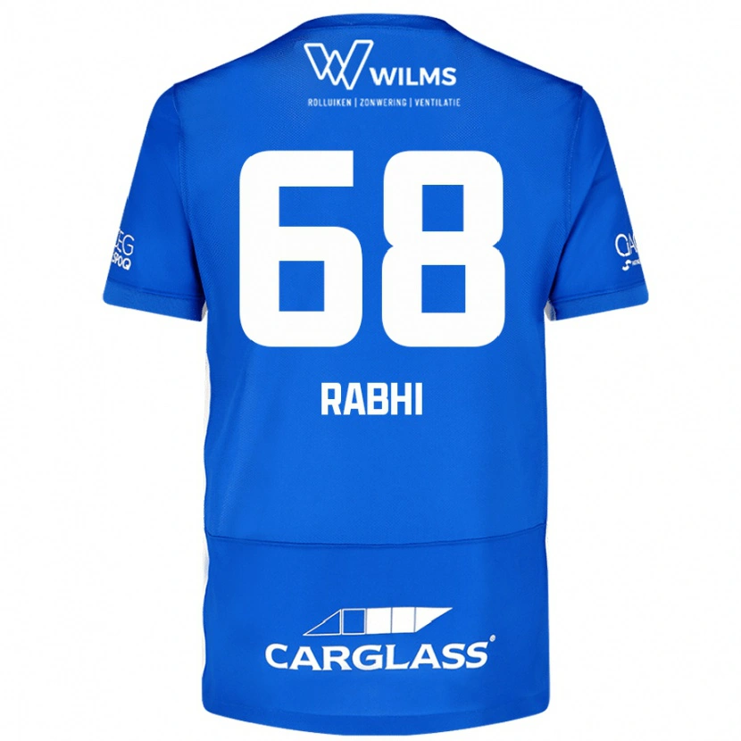 Danxen Kvinder Ayman Rabhi #68 Blå Hjemmebane Spillertrøjer 2024/25 Trøje T-Shirt