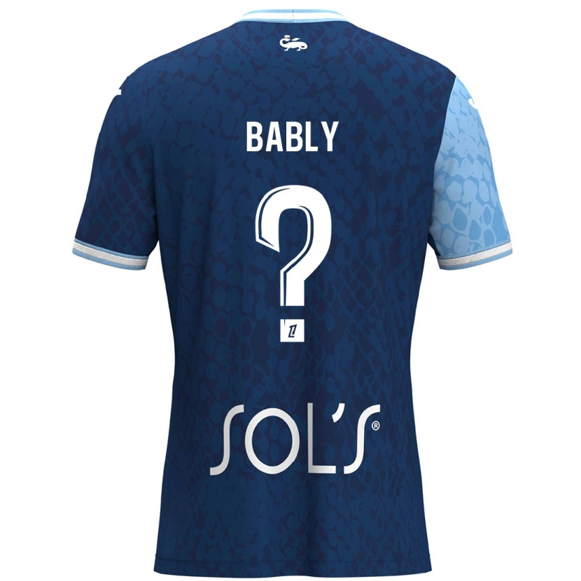 Danxen Kvinder Emmanuel Bably #0 Himmelblå Mørkeblå Hjemmebane Spillertrøjer 2024/25 Trøje T-Shirt