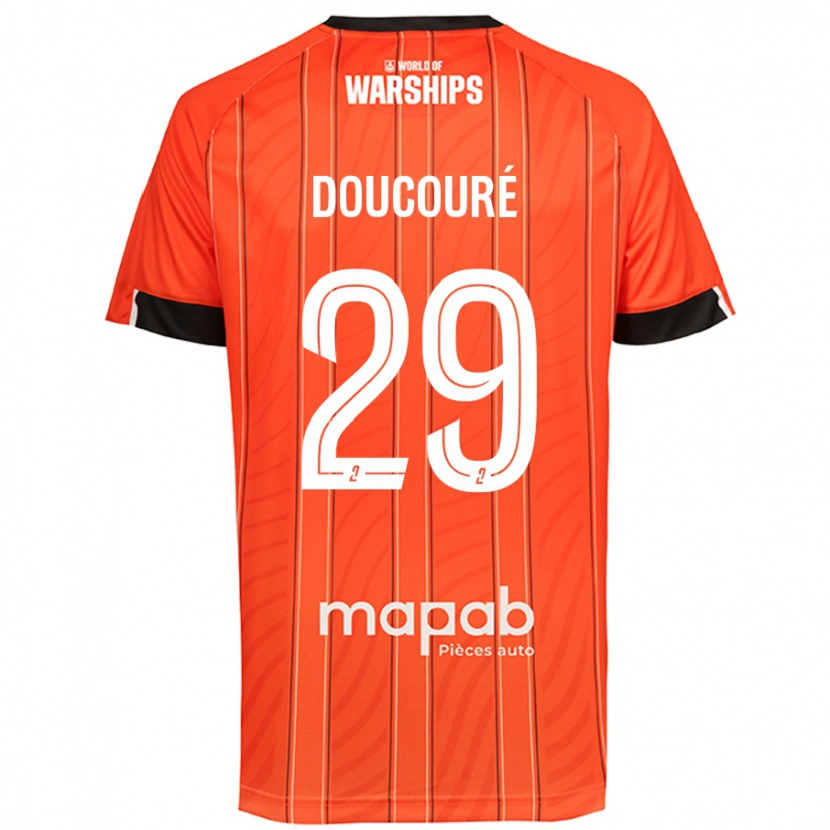 Danxen Kvinder Siriné Doucouré #29 Orange Hjemmebane Spillertrøjer 2024/25 Trøje T-Shirt