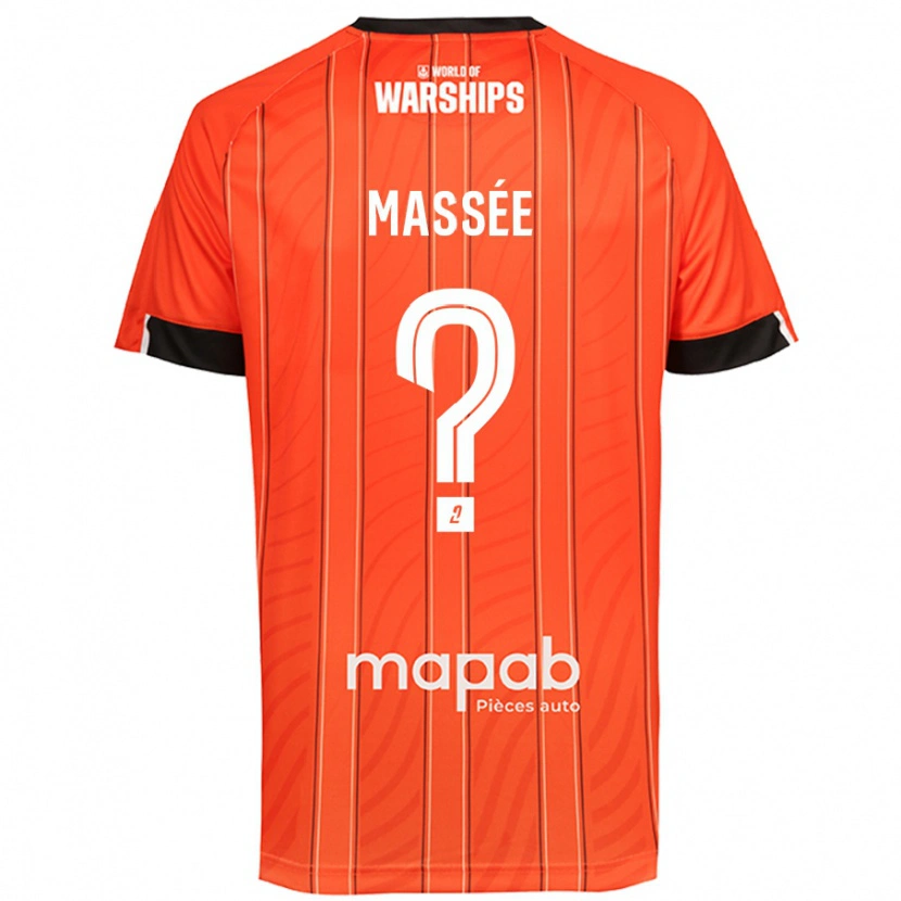 Danxen Kvinder Gibril Massée #0 Orange Hjemmebane Spillertrøjer 2024/25 Trøje T-Shirt