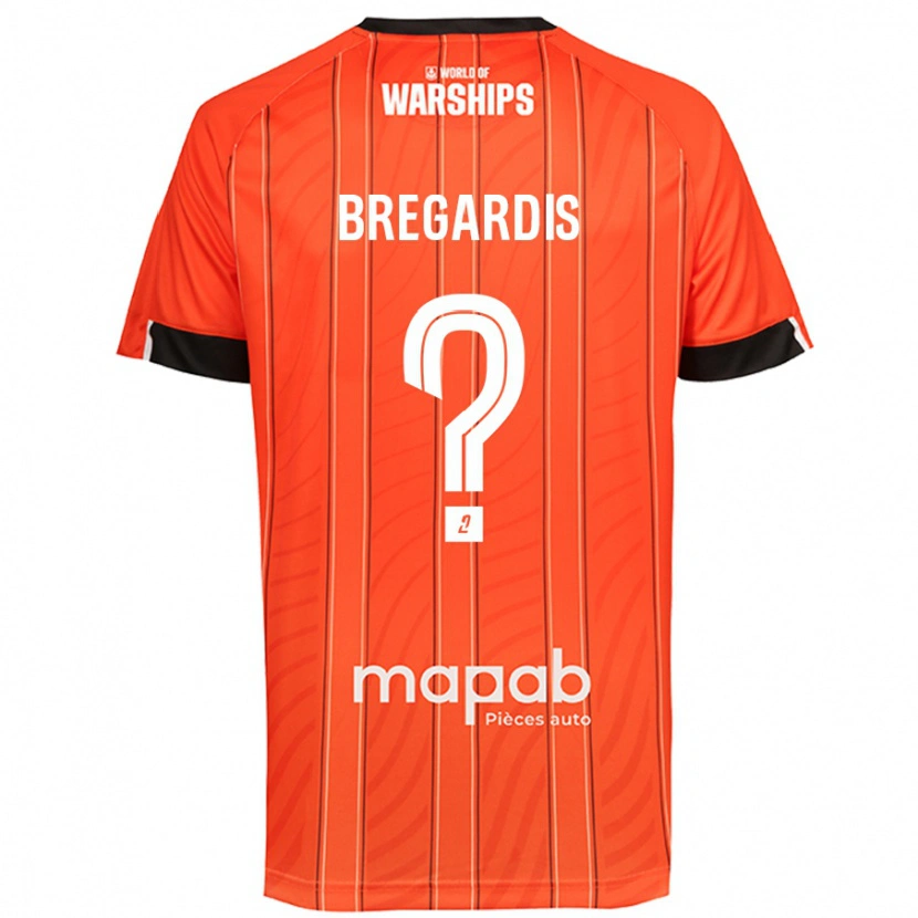 Danxen Kvinder Tom Bregardis #0 Orange Hjemmebane Spillertrøjer 2024/25 Trøje T-Shirt