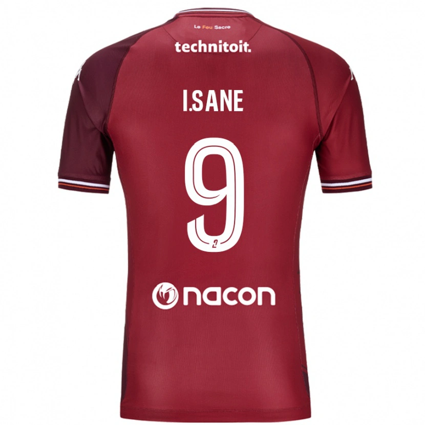 Danxen Kvinder Ibou Sané #9 Rød Granata Hjemmebane Spillertrøjer 2024/25 Trøje T-Shirt
