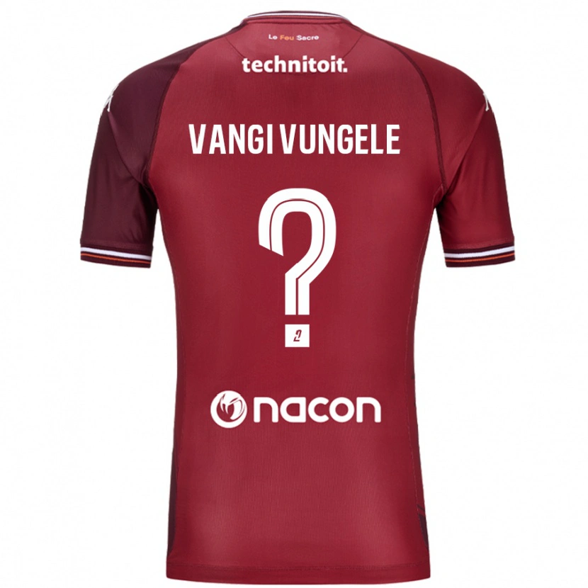 Danxen Kvinder Luzolo Vangi Vungele #0 Rød Granata Hjemmebane Spillertrøjer 2024/25 Trøje T-Shirt
