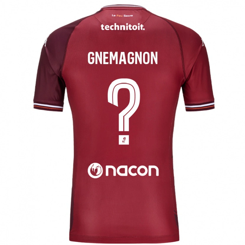 Danxen Kvinder Mahi Gnemagnon #0 Rød Granata Hjemmebane Spillertrøjer 2024/25 Trøje T-Shirt