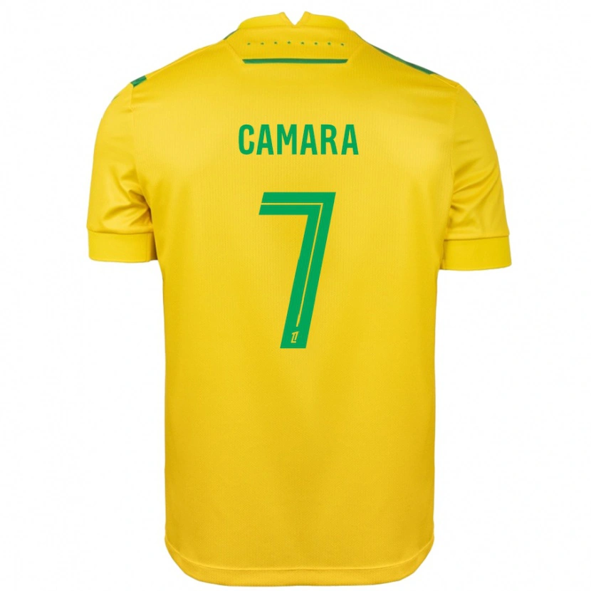 Danxen Kvinder Mohamed Camara #7 Gul Grøn Hjemmebane Spillertrøjer 2024/25 Trøje T-Shirt