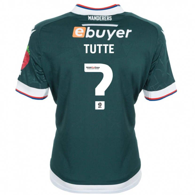 Danxen Kvinder Andrew Tutte #0 Mørkegrøn Udebane Spillertrøjer 2024/25 Trøje T-Shirt