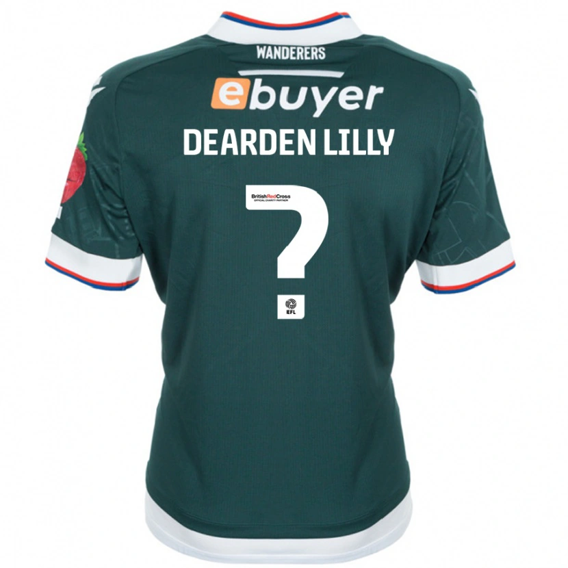 Danxen Kvinder Jessica Dearden-Lilly #0 Mørkegrøn Udebane Spillertrøjer 2024/25 Trøje T-Shirt