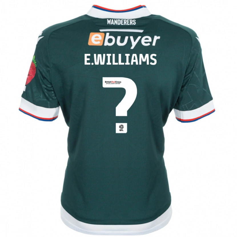Danxen Kvinder Eva Williams #0 Mørkegrøn Udebane Spillertrøjer 2024/25 Trøje T-Shirt