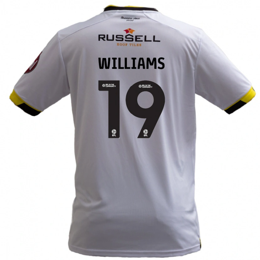 Danxen Kvinder Dylan Williams #19 Hvid Udebane Spillertrøjer 2024/25 Trøje T-Shirt