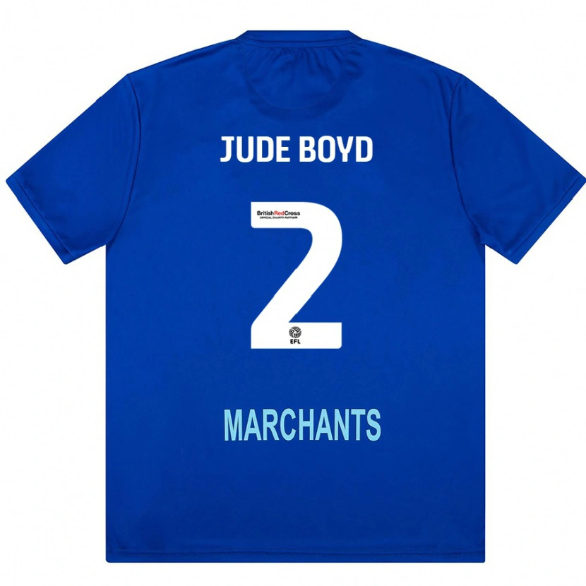 Danxen Kvinder Arkell Jude-Boyd #2 Grøn Udebane Spillertrøjer 2024/25 Trøje T-Shirt