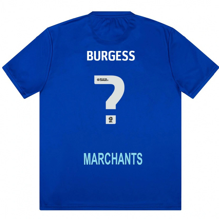 Danxen Kvinder Bradley Burgess #0 Grøn Udebane Spillertrøjer 2024/25 Trøje T-Shirt