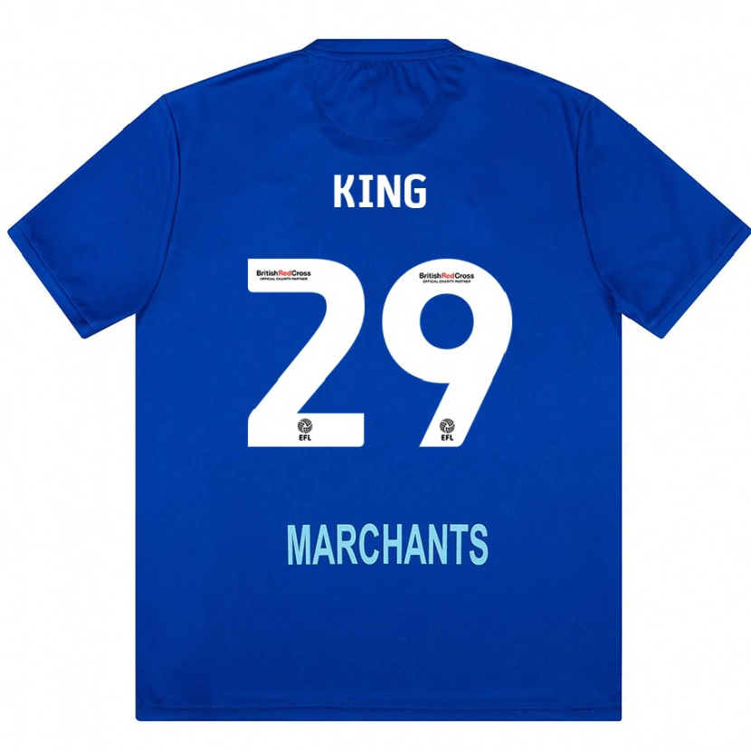 Danxen Kvinder Tom King #29 Grøn Udebane Spillertrøjer 2024/25 Trøje T-Shirt