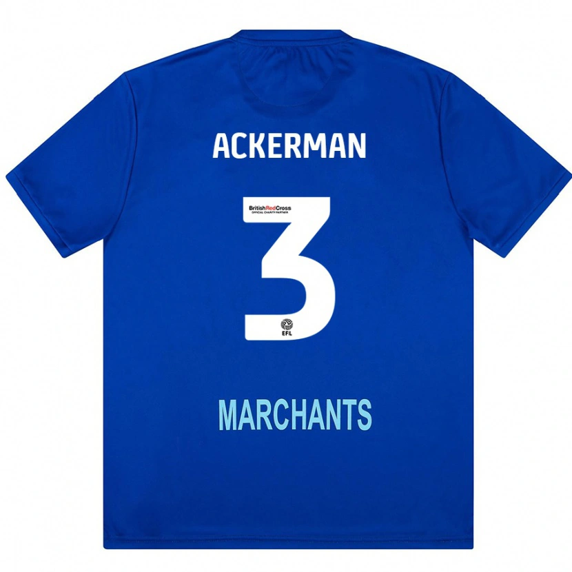 Danxen Kvinder Daisy Ackerman #3 Grøn Udebane Spillertrøjer 2024/25 Trøje T-Shirt