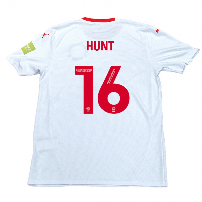 Danxen Kvinder Mackenzie Hunt #16 Hvid Udebane Spillertrøjer 2024/25 Trøje T-Shirt