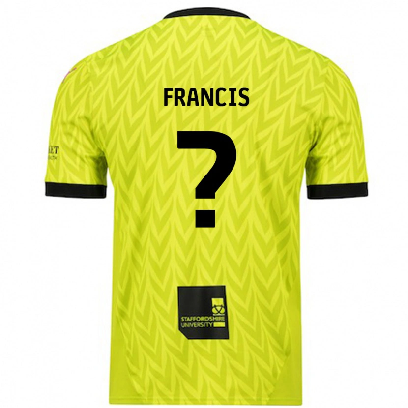 Danxen Kvinder Louis Francis #0 Fluorescerende Grøn Udebane Spillertrøjer 2024/25 Trøje T-Shirt