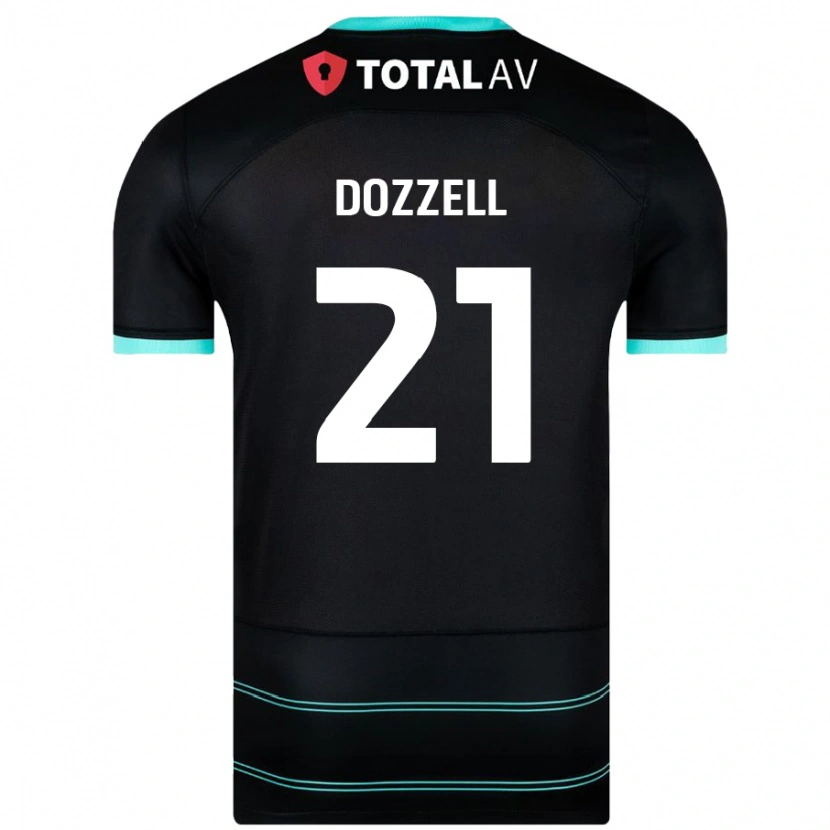 Danxen Kvinder Andre Dozzell #21 Sort Udebane Spillertrøjer 2024/25 Trøje T-Shirt