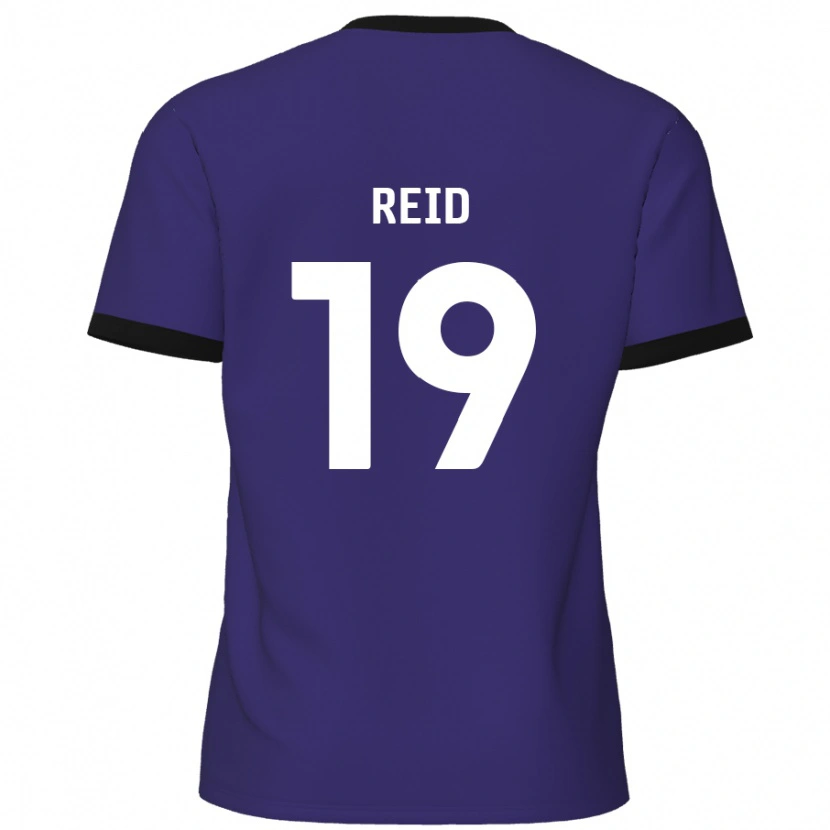 Danxen Kvinder Jamie Reid #19 Lilla Udebane Spillertrøjer 2024/25 Trøje T-Shirt