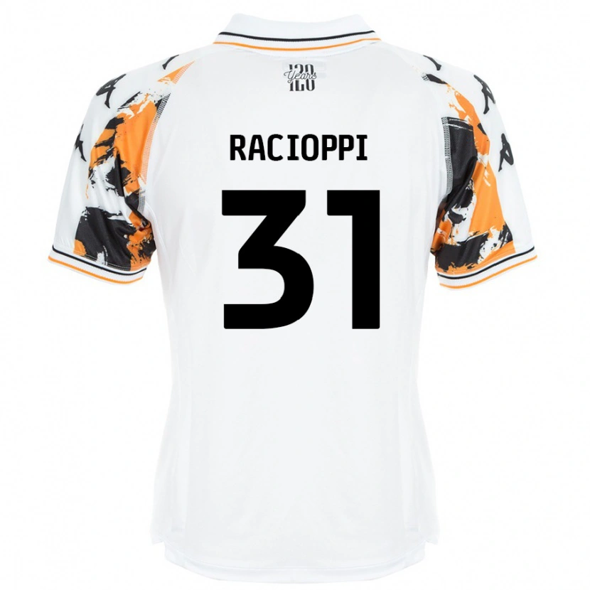 Danxen Kvinder Anthony Racioppi #31 Hvid Udebane Spillertrøjer 2024/25 Trøje T-Shirt