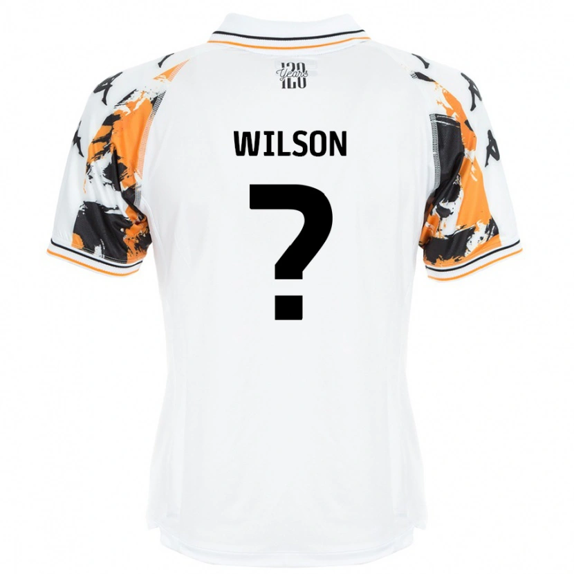 Danxen Kvinder George Wilson #0 Hvid Udebane Spillertrøjer 2024/25 Trøje T-Shirt