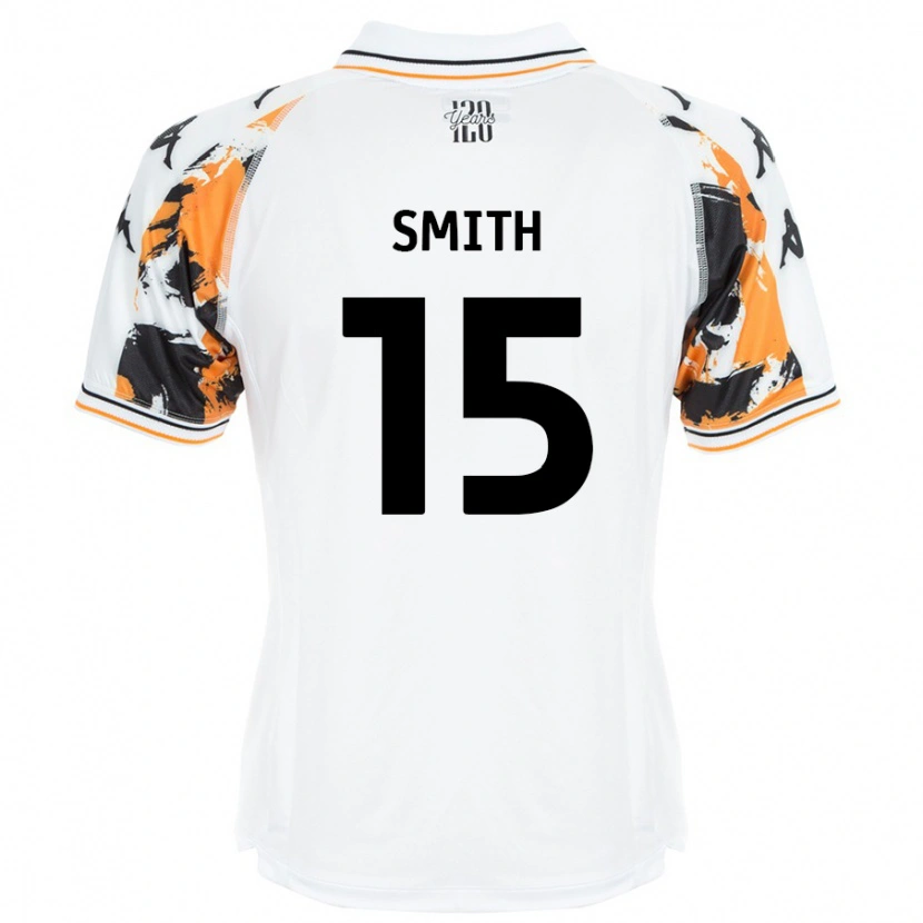 Danxen Kvinder Suey Smith #15 Hvid Udebane Spillertrøjer 2024/25 Trøje T-Shirt