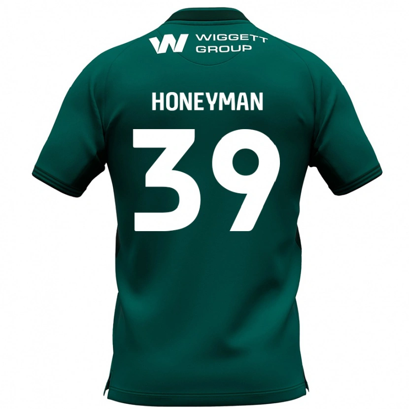 Danxen Kvinder George Honeyman #39 Grøn Udebane Spillertrøjer 2024/25 Trøje T-Shirt
